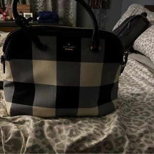 Kate spade buffalo plaid shoulder bag